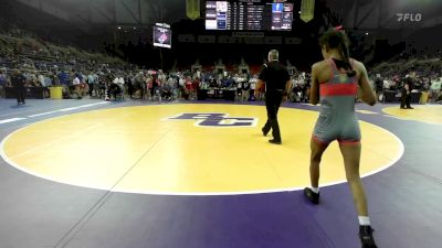 94 lbs Cons 8 #1 - Chaya Palomo, OR vs Bianca Awerman, NY