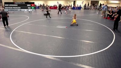 Elementary - 60 lbs Grayson Prokash, Forest Lake vs Reid Leonardo, NRHEG