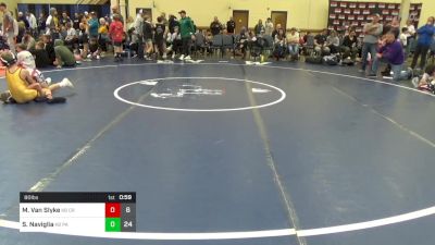 80 lbs Rr Rnd 3 - Maddox Van Slyke, CRWC K-8 vs Seth Naviglia, Partner Trained K-8