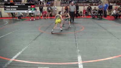105_B lbs Round Of 32 - Luke Jackson, Kiski Area vs Kole Myers, Albert Gallatin