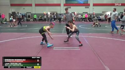 65 lbs Semifinal - Liam Crousillac, Gulf Coast Wrestling Club vs Emerson Rodriguez, Buckhorn Youth Wrestling
