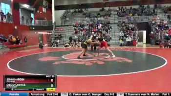 220 lbs Semifinal - Diego Cortes, Bettendorf vs John Hardin, Ottumwa