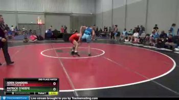 113 lbs 2nd Place Match (16 Team) - Aden Sanders, Oklahoma Blue vs Patrick O`Keefe, New Jersey