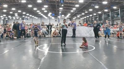 55 lbs Round 3 (4:30pm Friday) - Sophia Schulz, Lady Reapers vs Rosalee Bell, NCWAY National Team