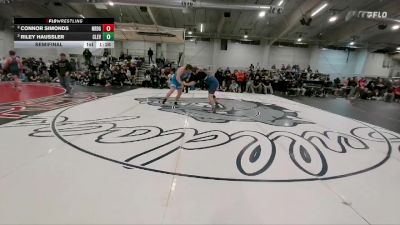 285 lbs Semifinal - Riley Haussler, Cleveland vs Connor Simonds, Northridge