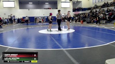 132G Semifinal - TARYN WRIGHT, Wasilla High School vs LAYLAH WOOTEN, Wasilla High School