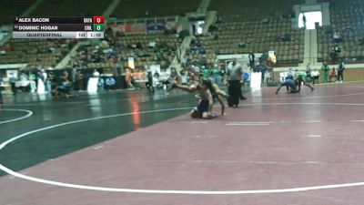 1A-4A 165 Quarterfinal - Dominic Hogan, Childersburg vs Alex Bacon, Bayside Academy