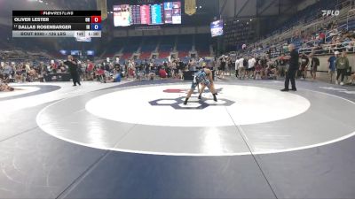 126 lbs Cons. Rd Of 16 - Oliver Lester, OH vs Dallas Rosenbarger, IN