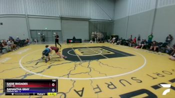 106 lbs Semis & 3rd Wb (16 Team) - Sadie Rhoades, Utah vs Samantha Gray, Virginia Red