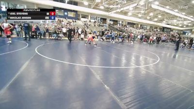 120 lbs Cons. Round 3 - Joel Stevens, Desert Hills vs Nikolas Jensen, Champions Wrestling Club
