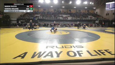 113 lbs Consi Of 16 #1 - Mason Pacitto, Episcopal Academy vs Samora Wolokie, Our Lady Of Mount Carmel