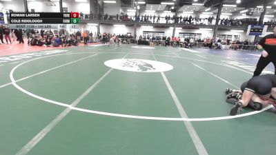 144 lbs Consi Of 8 #2 - Rowan Larsen, Yorktown vs Cole Riddlough, Farmingdale