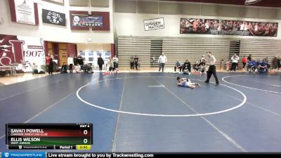 52+ Quarterfinal - Ellis Wilson, West Jordan vs Savai`i Powell, Charger Wrestling Club