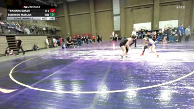 125 lbs Cons. Round 5 - Emerson Maslak, Tonganoxie vs Samara Baker, Lincoln East
