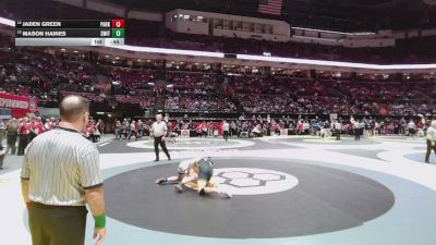 175 lbs Cons. Sub-quarters - Mason Haines, Smithville vs Jaden Green, Parkway