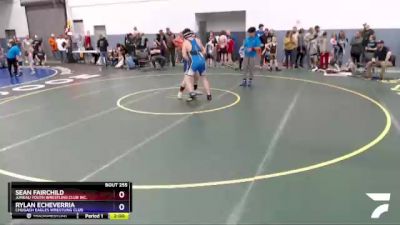 250 lbs Round 2 - Sean Fairchild, Juneau Youth Wrestling Club Inc. vs Rylan Echeverria, Chugach Eagles Wrestling Club