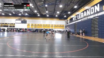 112 lbs Round Of 16 - Sienna Stutz, Butler vs Ella Campbell, Burrell
