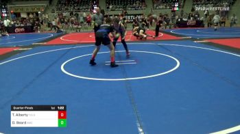 110 lbs Quarterfinal - Tucker Alberty, Tulsa Blue T Panthers vs Dresden Beard, Andover Wrestling Club
