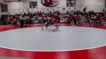 130 lbs Cons. Round 3 - Kiera Stroh, North Fork High School vs Paige Tongate, Rock Springs