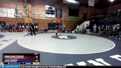 65/70 Round 4 - Sarah Ann Thomas, Glenns Ferry Wrestling Club vs Liani Salinas, Fighting Squirrels