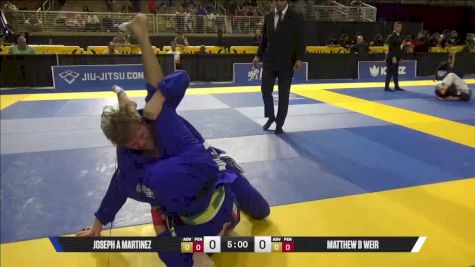Matthew B Weir vs Joseph A Martinez 2025 Pan Jiu Jitsu IBJJF Championship
