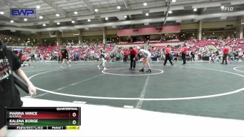 101 lbs Quarterfinal - Kalena Borge, Manhattan vs Marina Wince, Blackfox