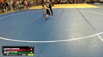 40 lbs Champ. Round 1 - Louden Anderson, DGF vs Beckett Buysse, Minneota