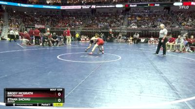 1A-132 lbs Cons. Round 2 - Ethan Sachau, Hinton vs Brody McGrath, East Buchanan