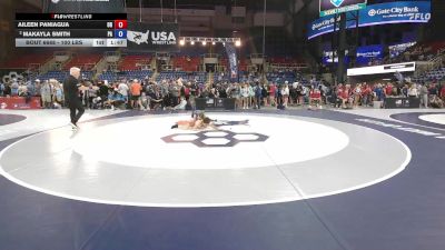 100 lbs Cons. Sub-quarters - Aileen Paniagua, OR vs Makayla Smith, PA