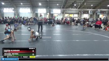 64 lbs Round 5 (6 Team) - Dustin Alvarado, POWA vs Michael Nicosia, Mat Assassins