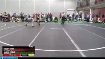 113 lbs Round 3 (4 Team) - Cyler Cirks, Iowa White vs Judah Noble, All Stars