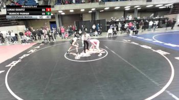126 lbs 5th Place Match - Maricio Parker, Unattached vs Lukas Quartz, Unattached