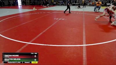 160 lbs Cons. Round 3 - Tristan Moore, Staples vs Braxton Nelson, Waseca