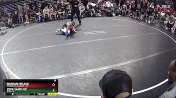 70 lbs Quarterfinals (8 Team) - Nathan Nelson, Minnesota Maroon vs Zeke Sanchez, Utah
