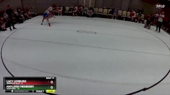 128 lbs Round 5 (8 Team) - Mayleigh Medberry, Team Iowa vs Lacy Lemburg, Nebraska Blue