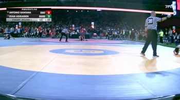 D3-113 lbs Champ. Round 1 - Evan Asikainen, Negaunee vs Antonio Santana, Grant