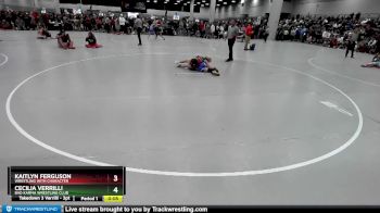 120 lbs Cons. Round 2 - Kaitlyn Ferguson, Wrestling With Character vs Cecilia Verrilli, Bad Karma Wrestling Club