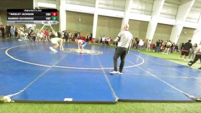 155 lbs Quarterfinal - Wesley Jackson, Altamont Longhorns vs Ramiro Gutierrez, RWC- Roy Wrestling Club