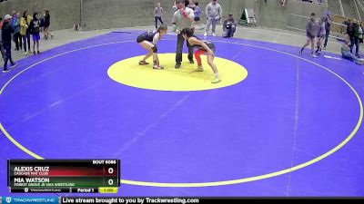 101 lbs Round 3 - Alexis Cruz, Cascade Mat Club vs Mia Watson, Forest Grove Jr Viks Wrestling