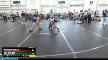 130 lbs Round 9 (10 Team) - Carson Worrick, Team Gotcha vs Ben Catullo, U2 Upstate