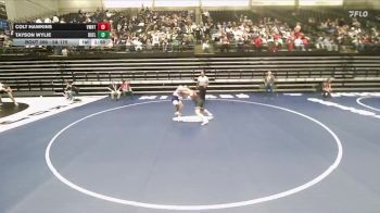 5A 175 lbs Cons. Round 2 - Tayson Wylie, Box Elder vs Colt Hawkins, Viewmont