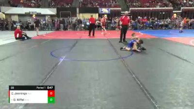 50 lbs Cons. Round 6 - Dayton Riffel, Billings Wrestling Club vs Carter Jennings, Buzzsaw