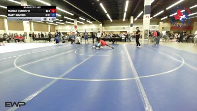 120 lbs Consolation - Manya Vennapu, NG Bombers Wrestling Club vs Matti Givens, Best Trained Wrestling