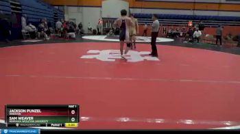 197 lbs Champ. Round 2 - Jackson Punzel, Wheaton vs Sam Weaver, Nebraska Wesleyan University