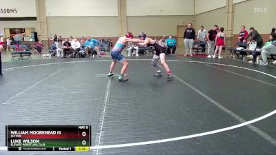 110 lbs Semifinal - Luke Wilson, Elevate Wrestling Club vs William Moorehead Iii, Sly Fox