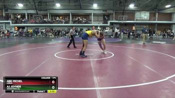 174 lbs Cons. Round 2 - Aj Joyner, Augustana (IL) vs Abe Michel, Loras