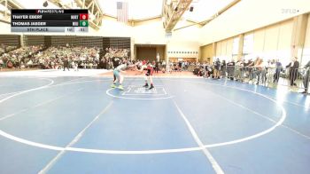 140-J lbs 5th Place - Thayer Ebert, Northampton vs Thomas Jaeger, Militia Wrestling Club