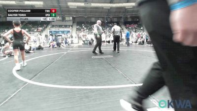 70 lbs Quarterfinal - Cooper Pulliam, TTWC Red vs Salyer Torix, Sperry Wrestling Club