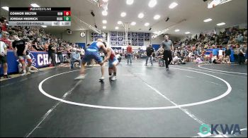 155 lbs Quarterfinal - Connor Milton, Team Nomad vs Jordan Hedrick, Husky WC