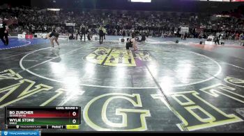 132 lbs Cons. Round 5 - Bo Zurcher, Silverton HS vs Wylie Stone, Eagle